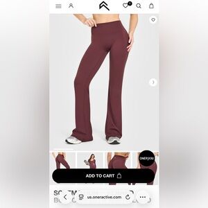 ONER Active Velvet Mocha Soft Motion Flare Pants